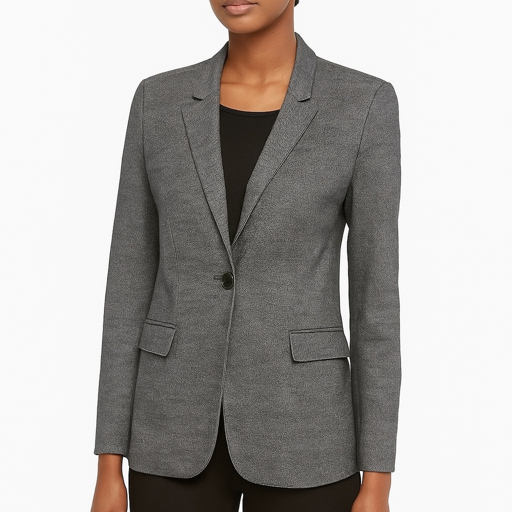 BURBERRY - Grey Blazer - Size 12